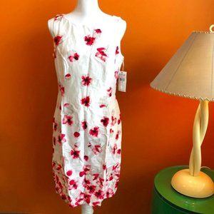 American Living Floral-print Jacquard Dress size10